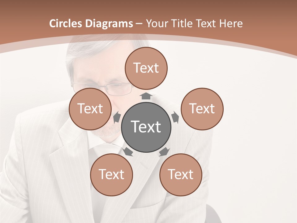 Problem Mature Computer PowerPoint Template