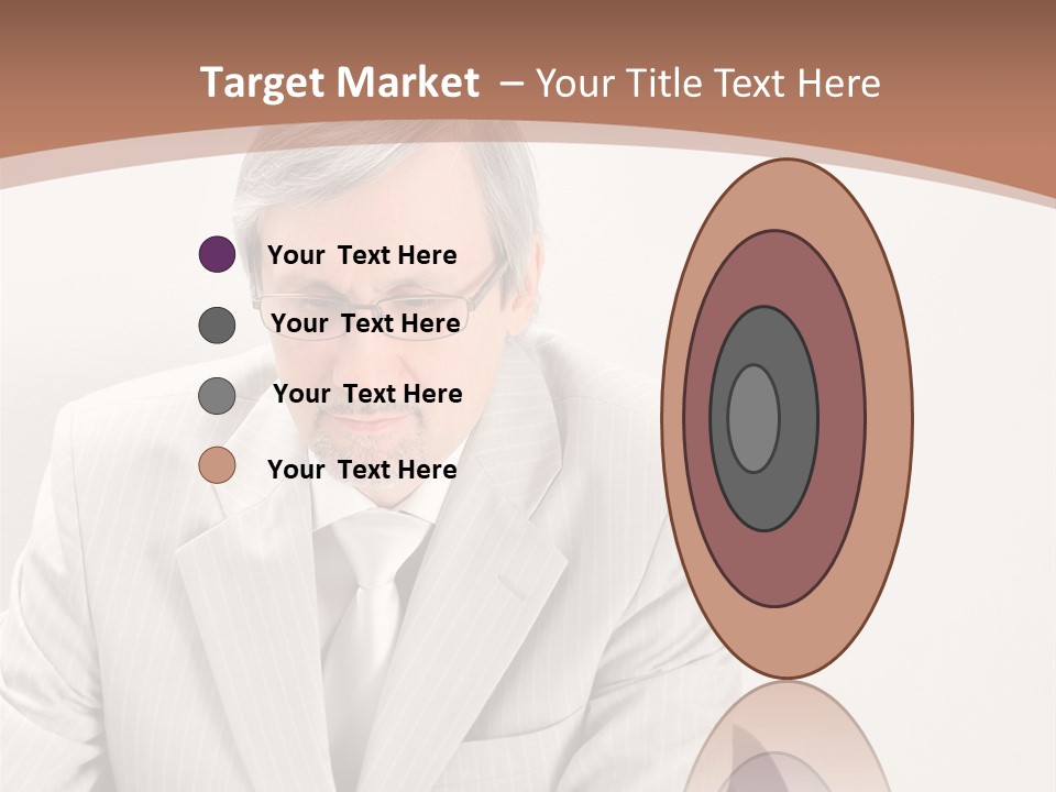 Problem Mature Computer PowerPoint Template