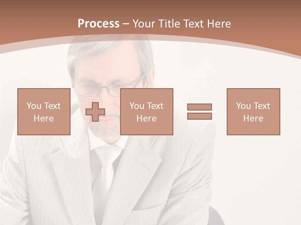 Problem Mature Computer PowerPoint Template