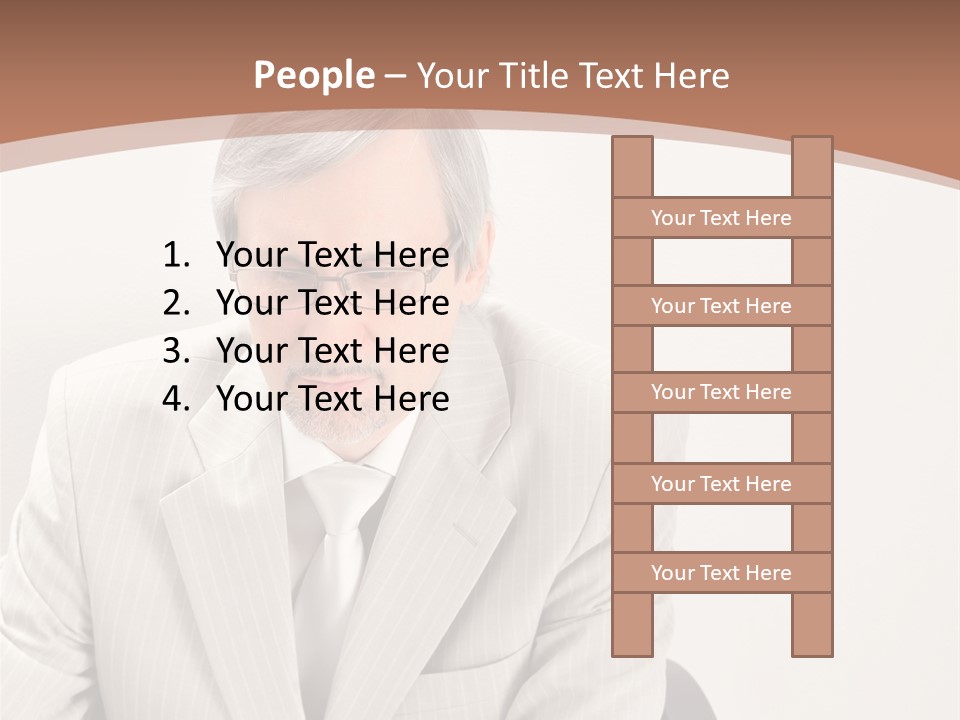 Problem Mature Computer PowerPoint Template