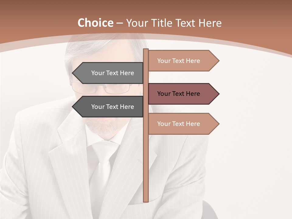 Problem Mature Computer PowerPoint Template