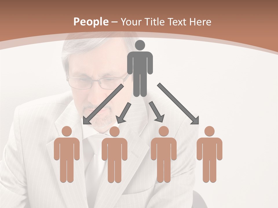 Problem Mature Computer PowerPoint Template