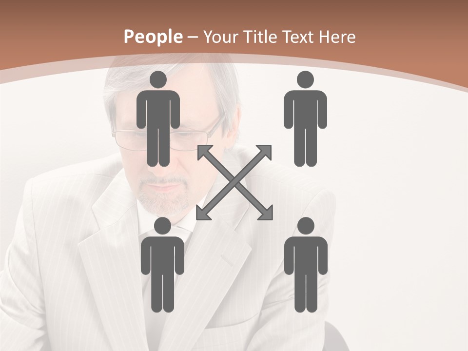 Problem Mature Computer PowerPoint Template