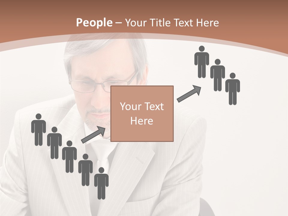 Problem Mature Computer PowerPoint Template