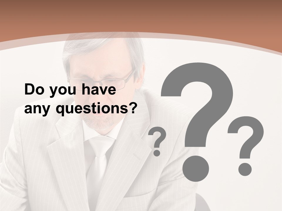 Problem Mature Computer PowerPoint Template