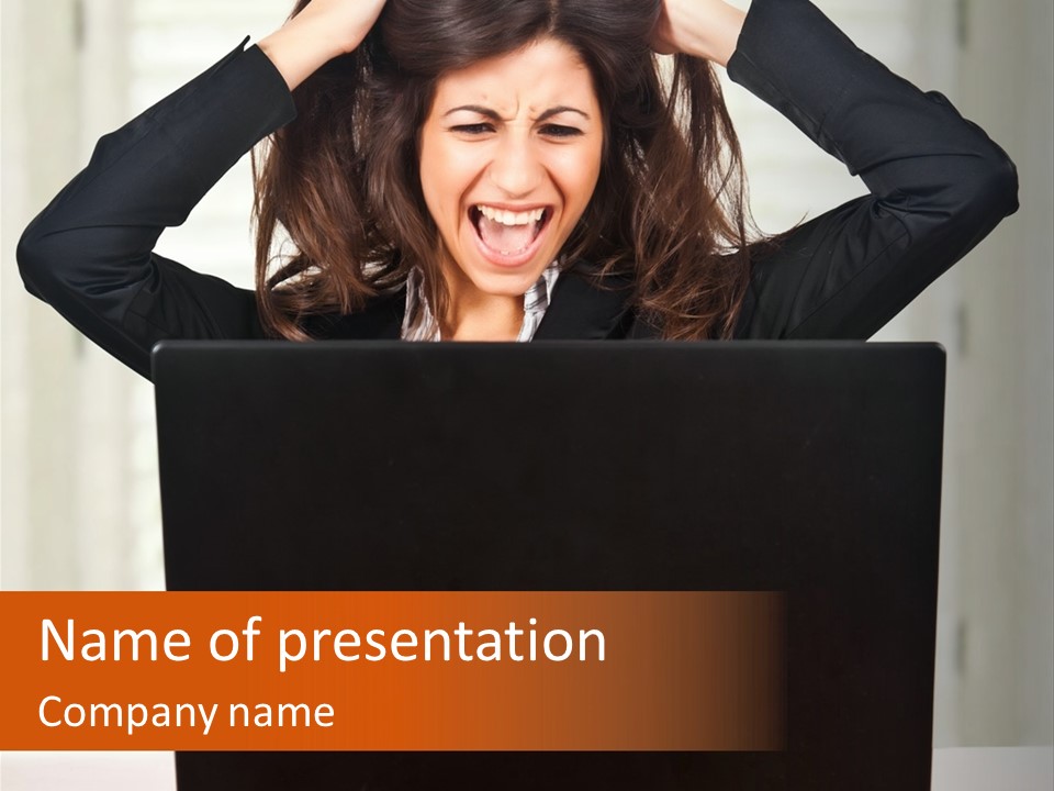 Female Studio Business PowerPoint Template