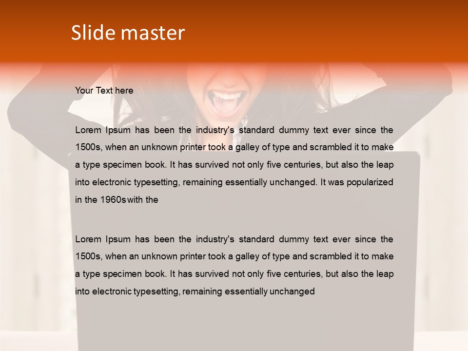 Female Studio Business PowerPoint Template