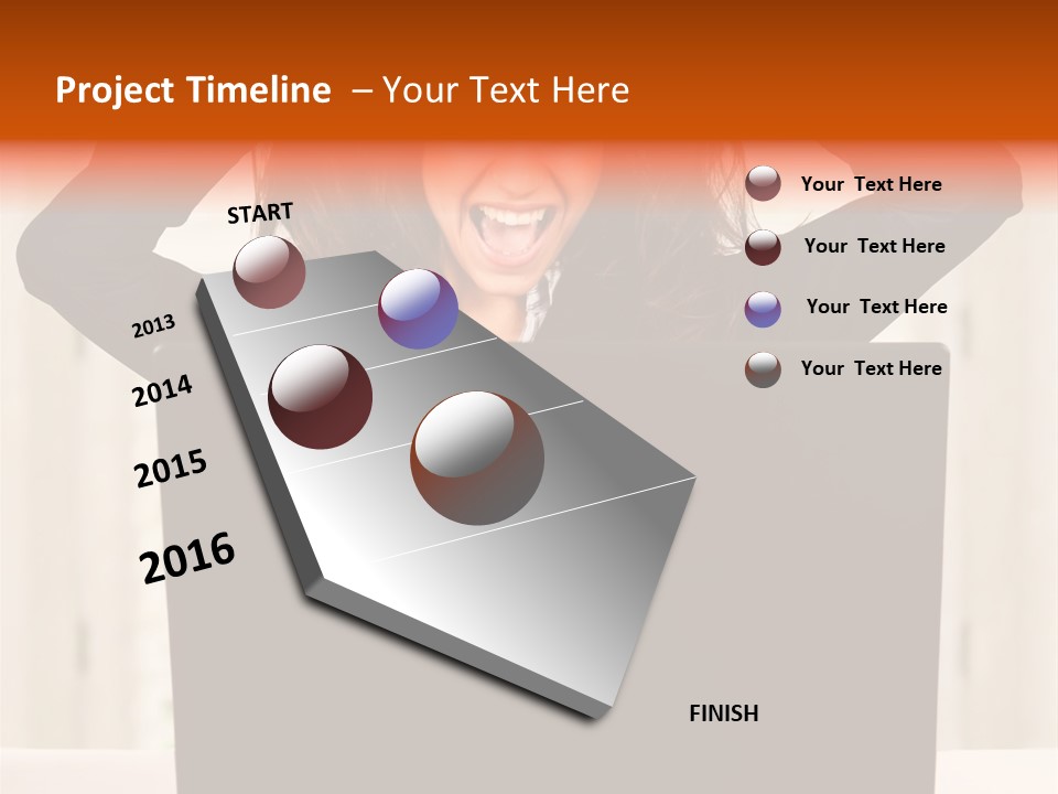 Female Studio Business PowerPoint Template
