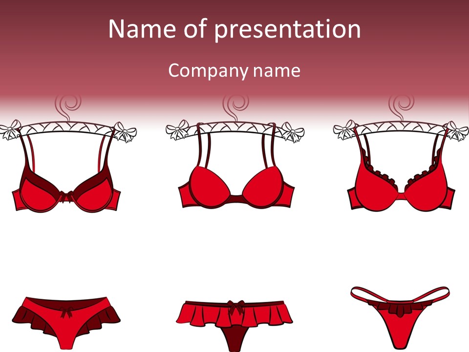 Clothe Stockings Classic PowerPoint Template