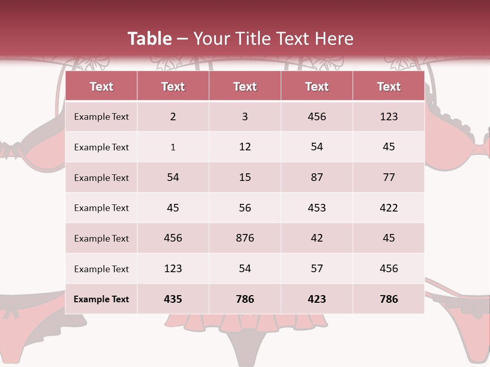 Clothe Stockings Classic PowerPoint Template