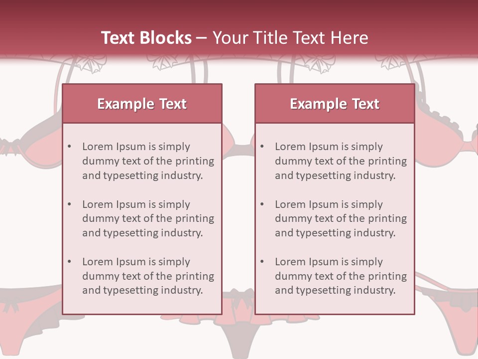 Clothe Stockings Classic PowerPoint Template