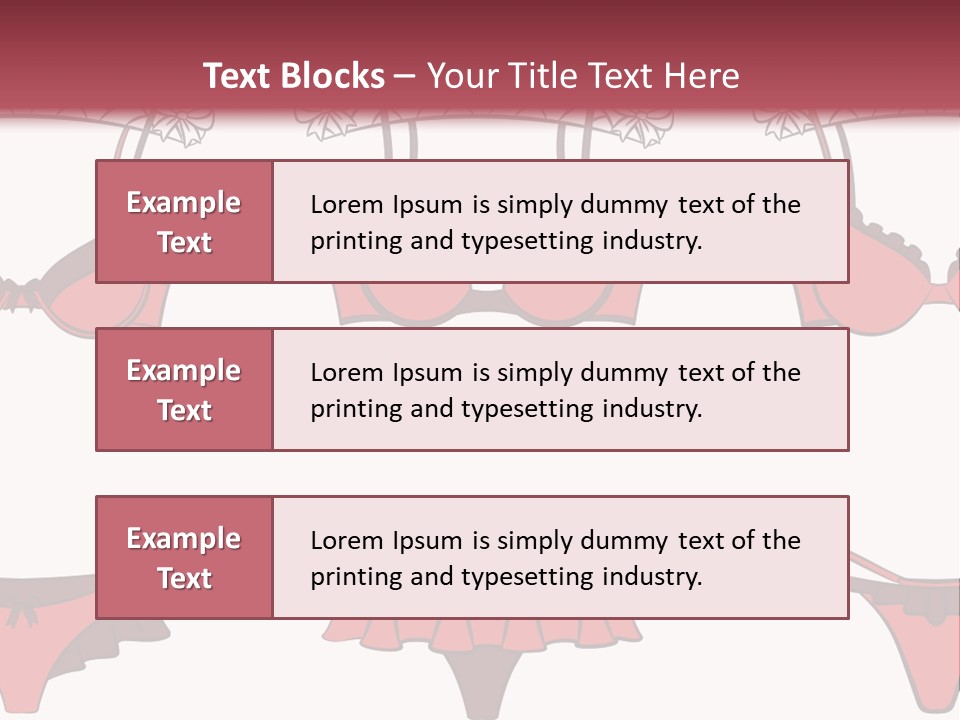 Clothe Stockings Classic PowerPoint Template