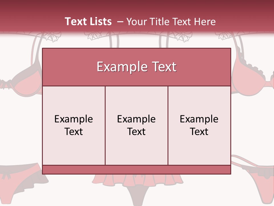 Clothe Stockings Classic PowerPoint Template