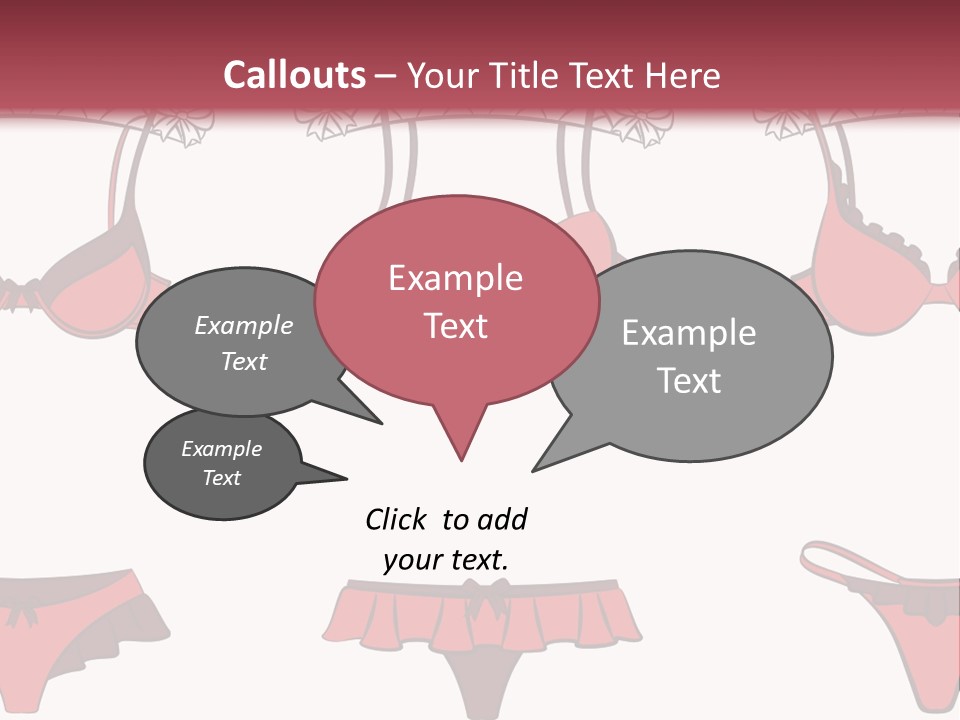 Clothe Stockings Classic PowerPoint Template