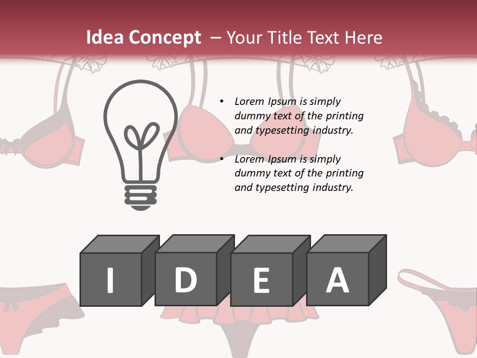 Clothe Stockings Classic PowerPoint Template