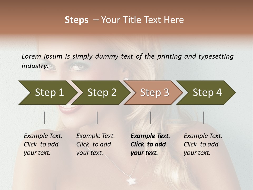 Travel Cowboy Male PowerPoint Template