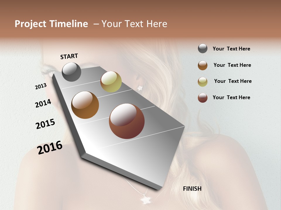 Travel Cowboy Male PowerPoint Template
