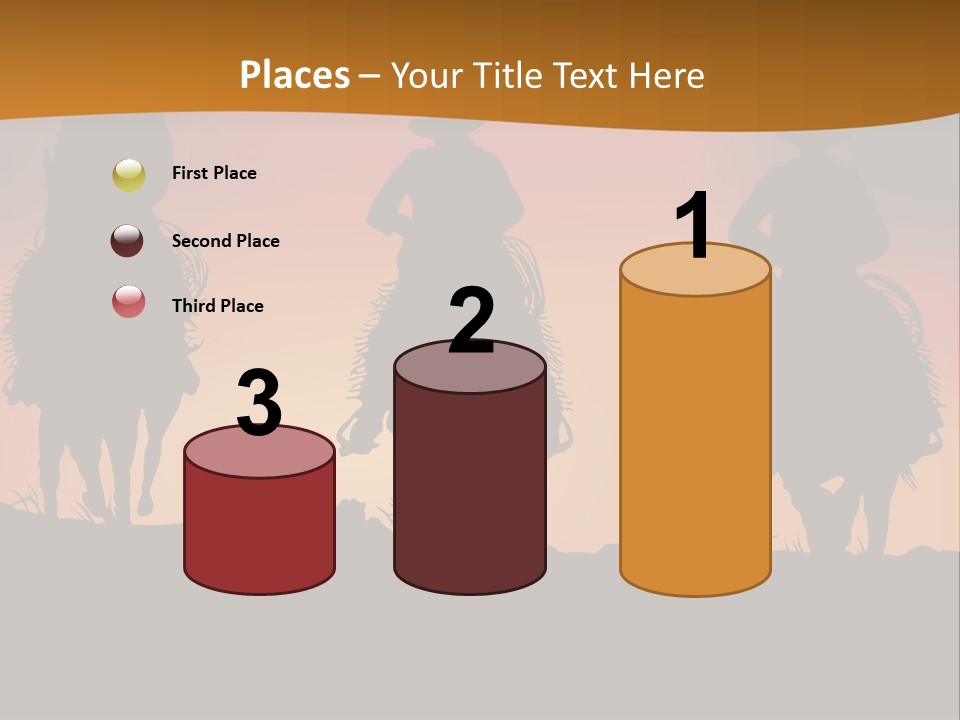 Travel Cowboy Male PowerPoint Template