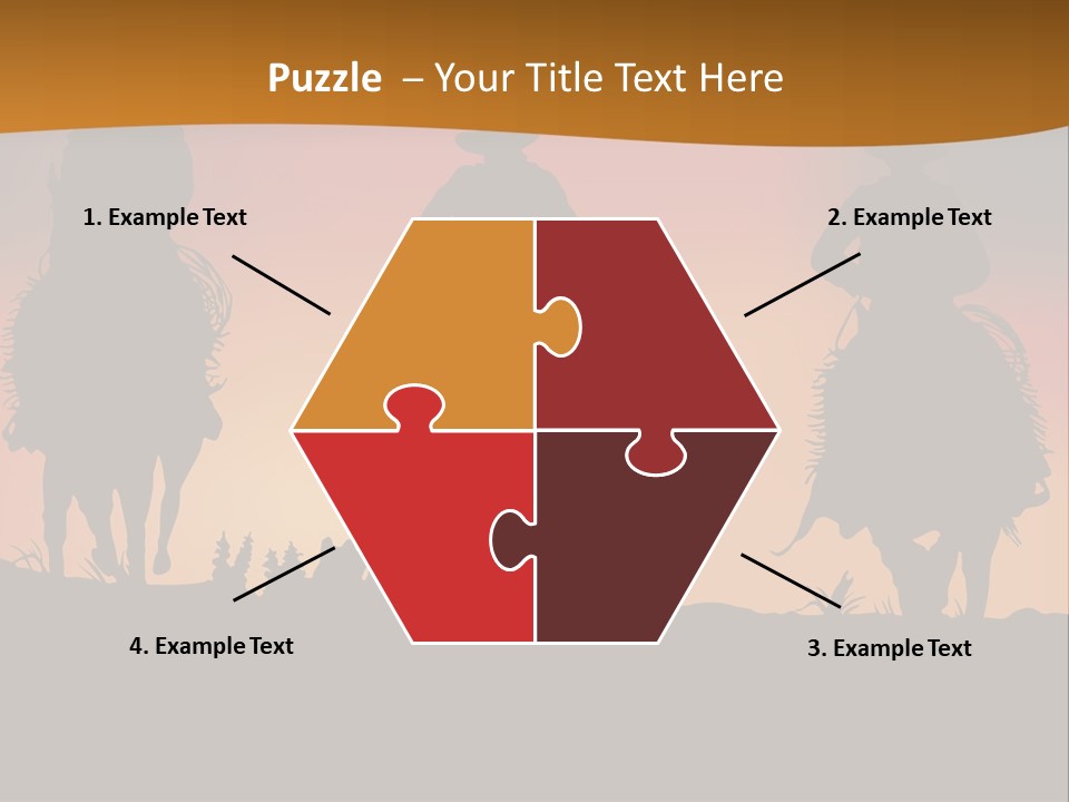 Travel Cowboy Male PowerPoint Template