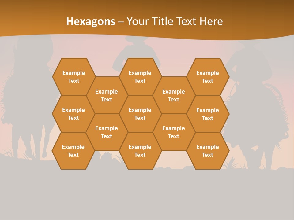 Travel Cowboy Male PowerPoint Template