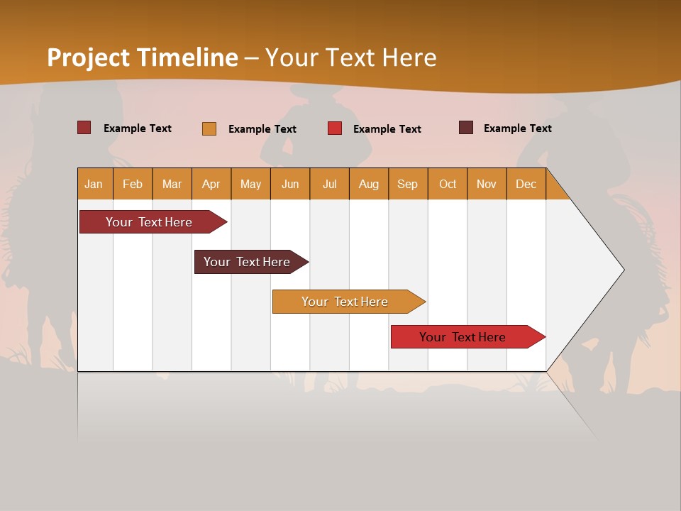 Travel Cowboy Male PowerPoint Template