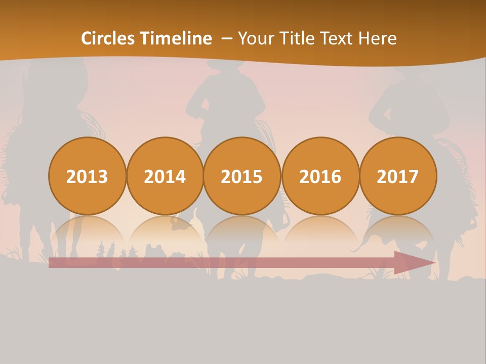 Travel Cowboy Male PowerPoint Template