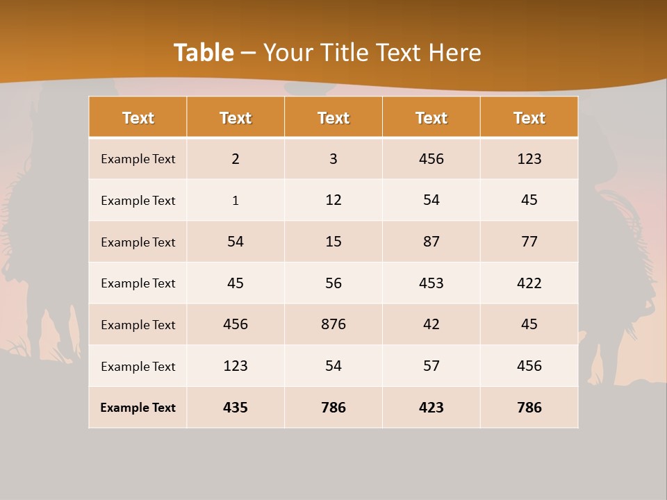 Travel Cowboy Male PowerPoint Template