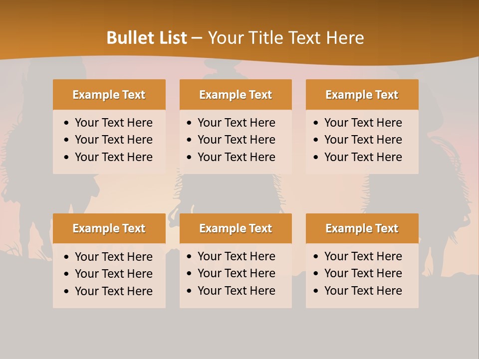 Travel Cowboy Male PowerPoint Template
