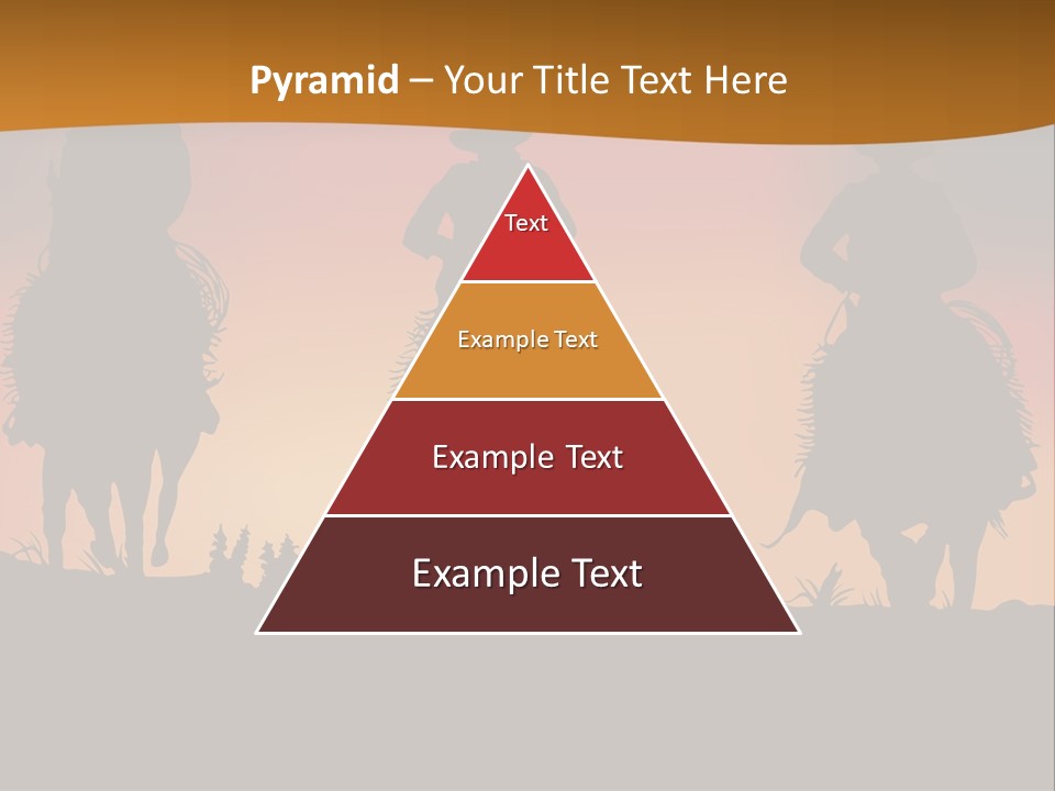 Travel Cowboy Male PowerPoint Template