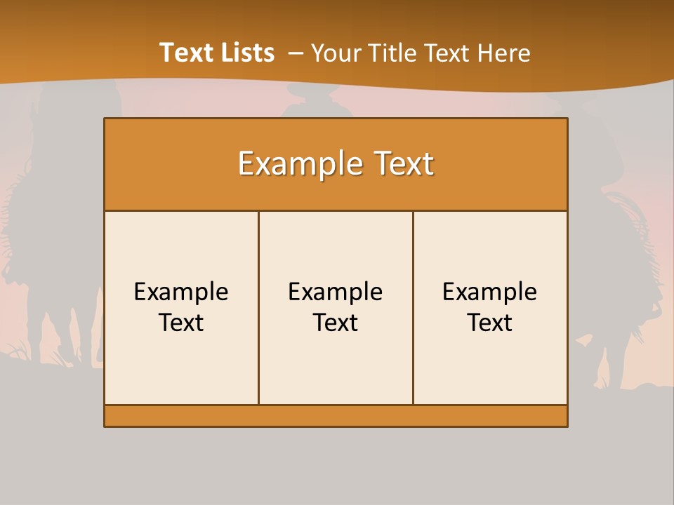 Travel Cowboy Male PowerPoint Template