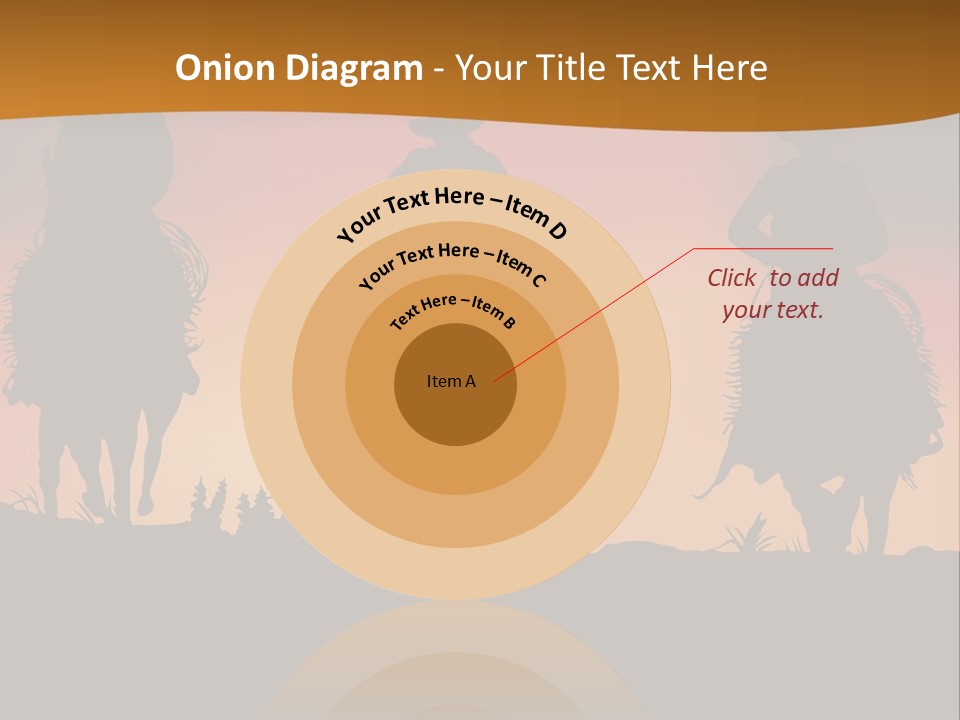 Travel Cowboy Male PowerPoint Template