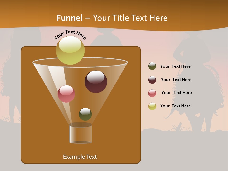 Travel Cowboy Male PowerPoint Template