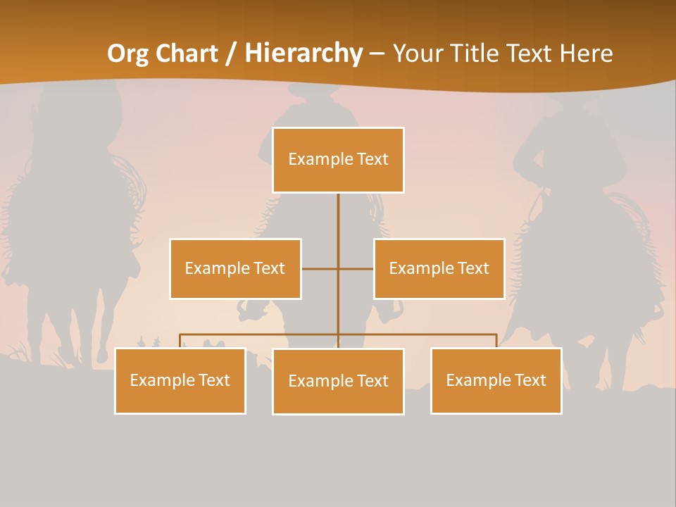 Travel Cowboy Male PowerPoint Template