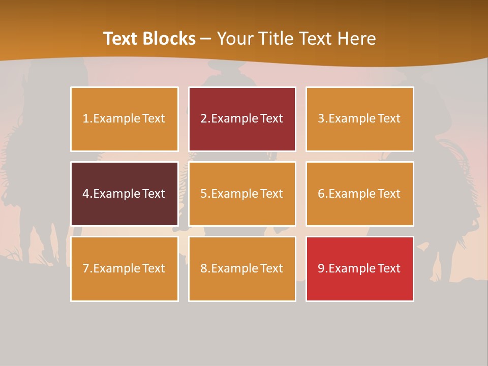 Travel Cowboy Male PowerPoint Template