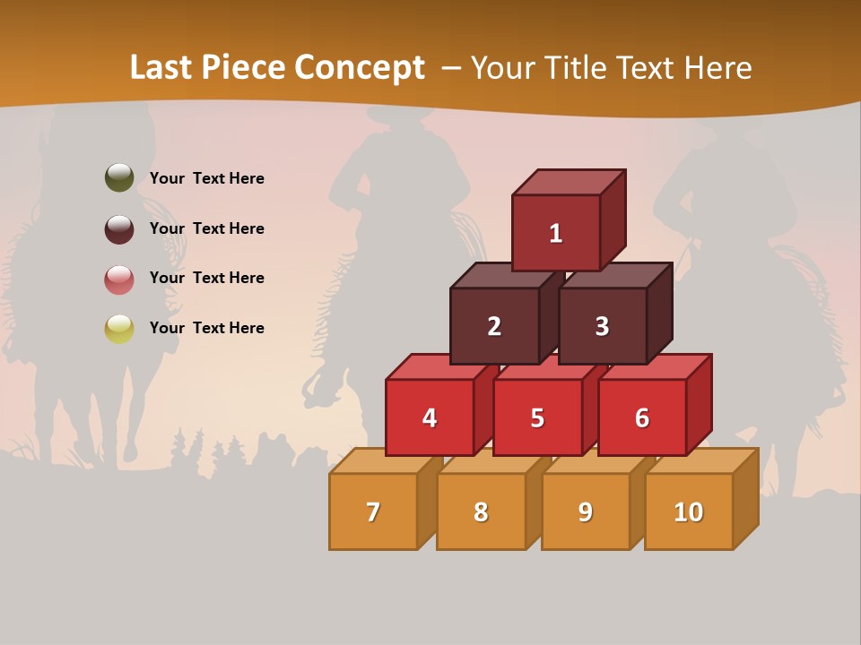 Travel Cowboy Male PowerPoint Template