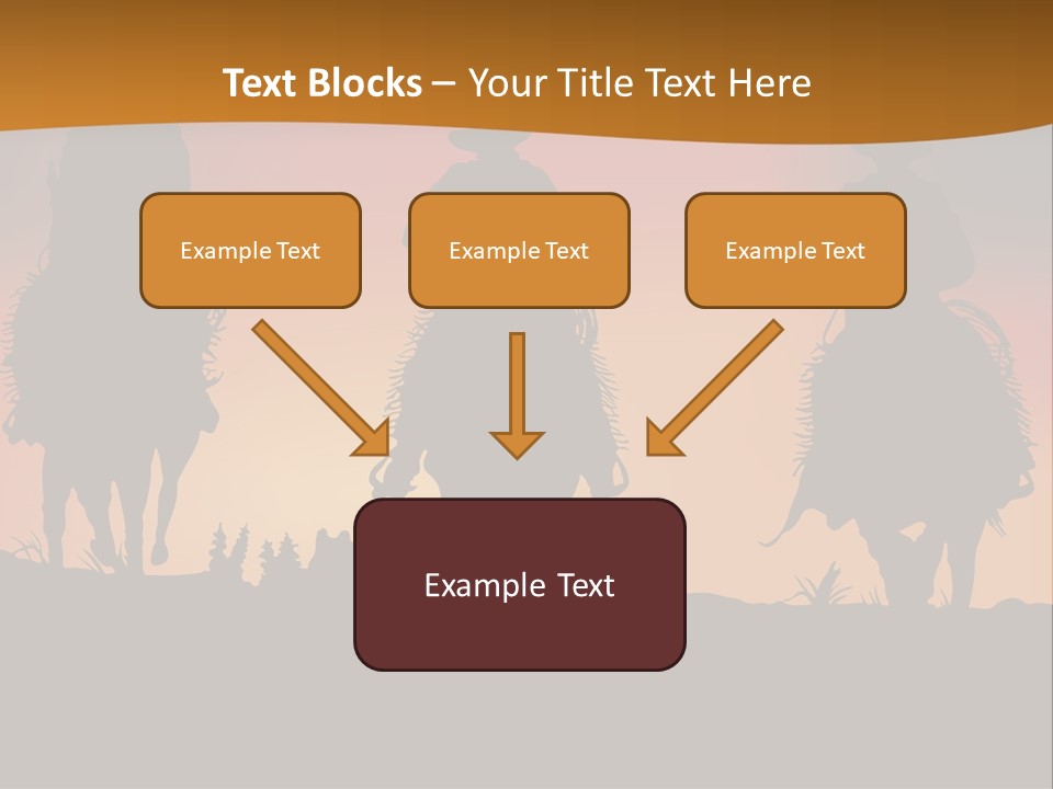 Travel Cowboy Male PowerPoint Template