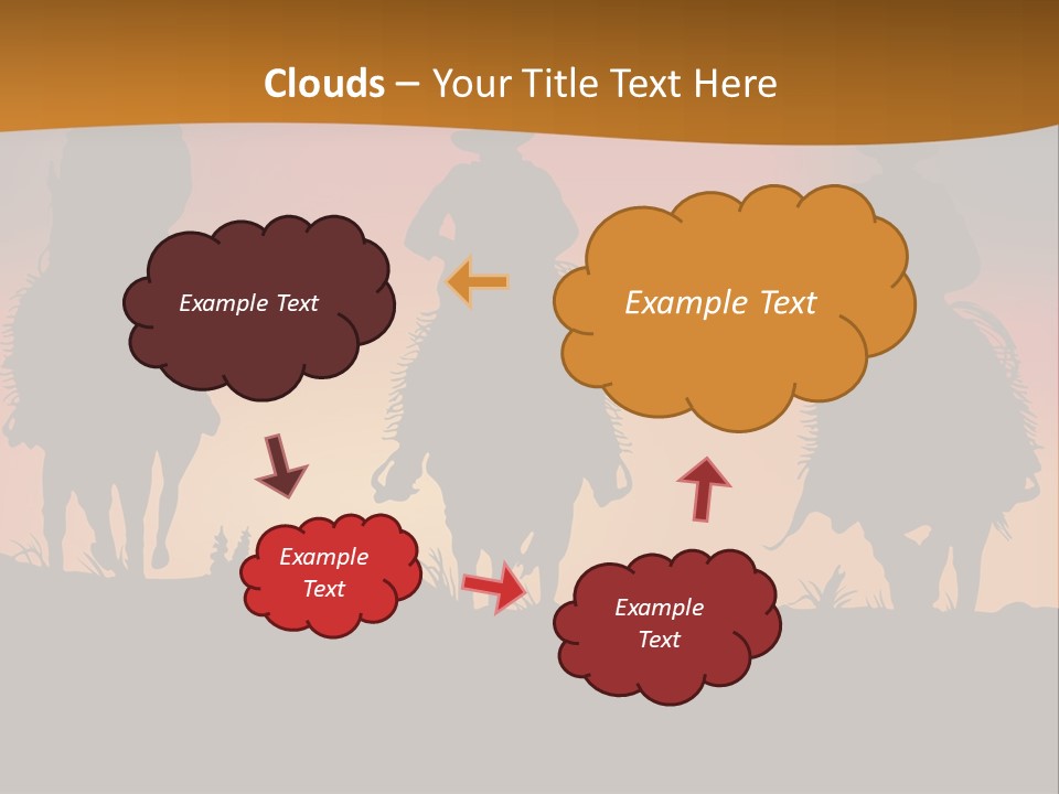 Travel Cowboy Male PowerPoint Template