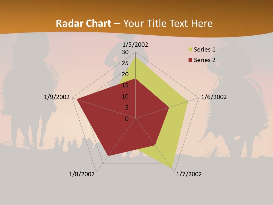 Travel Cowboy Male PowerPoint Template
