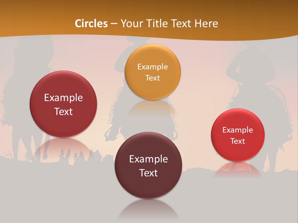 Travel Cowboy Male PowerPoint Template