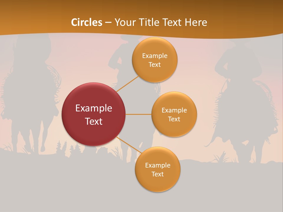 Travel Cowboy Male PowerPoint Template