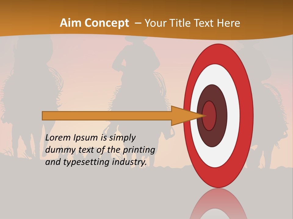 Travel Cowboy Male PowerPoint Template