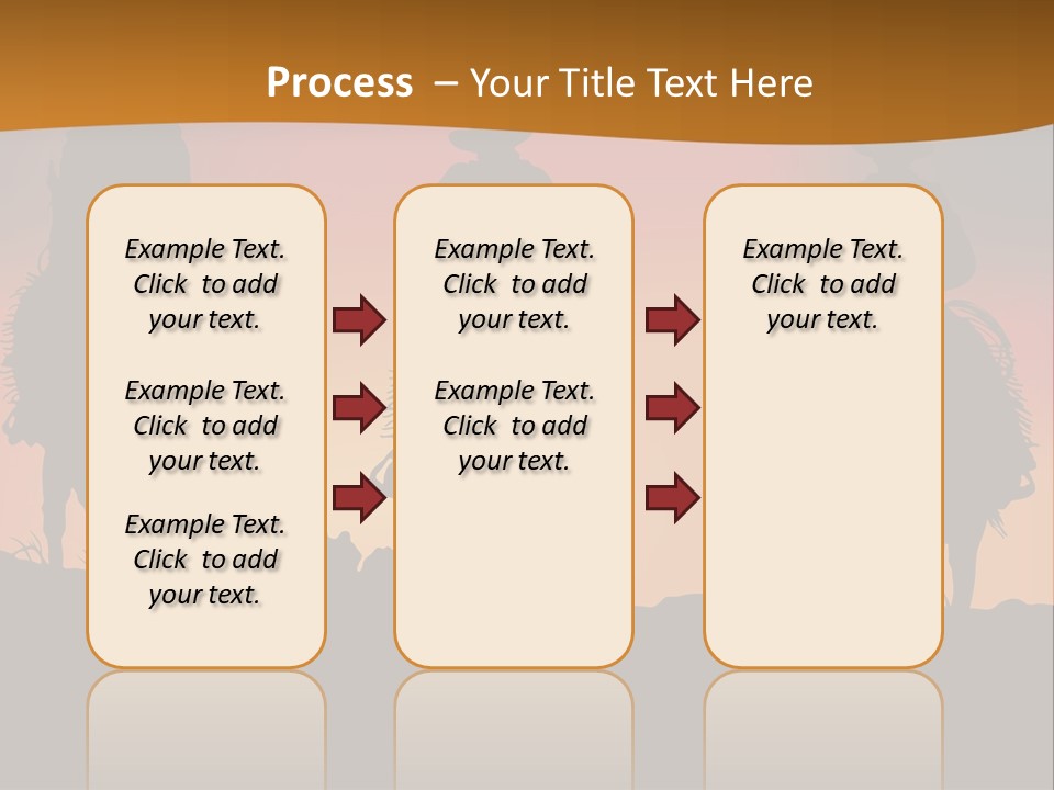 Travel Cowboy Male PowerPoint Template