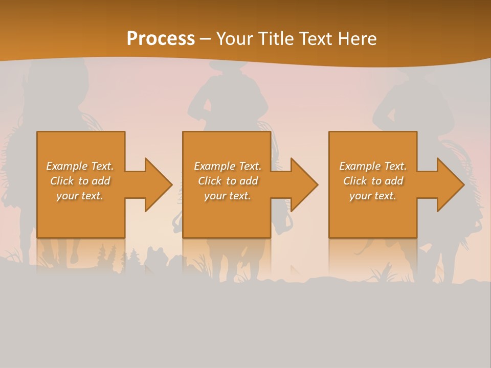 Travel Cowboy Male PowerPoint Template