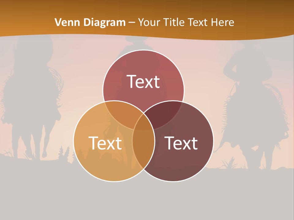 Travel Cowboy Male PowerPoint Template