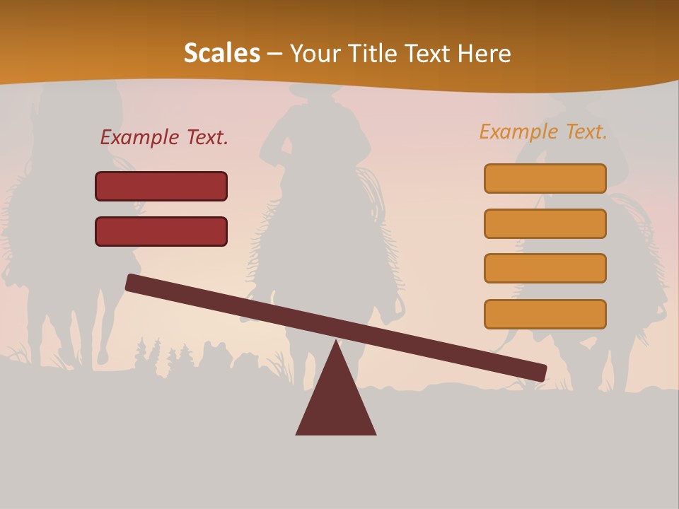 Travel Cowboy Male PowerPoint Template