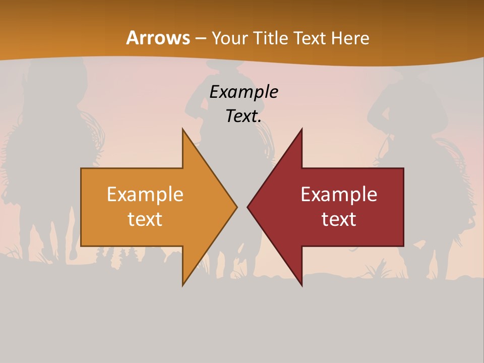 Travel Cowboy Male PowerPoint Template