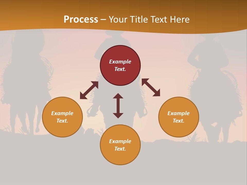 Travel Cowboy Male PowerPoint Template