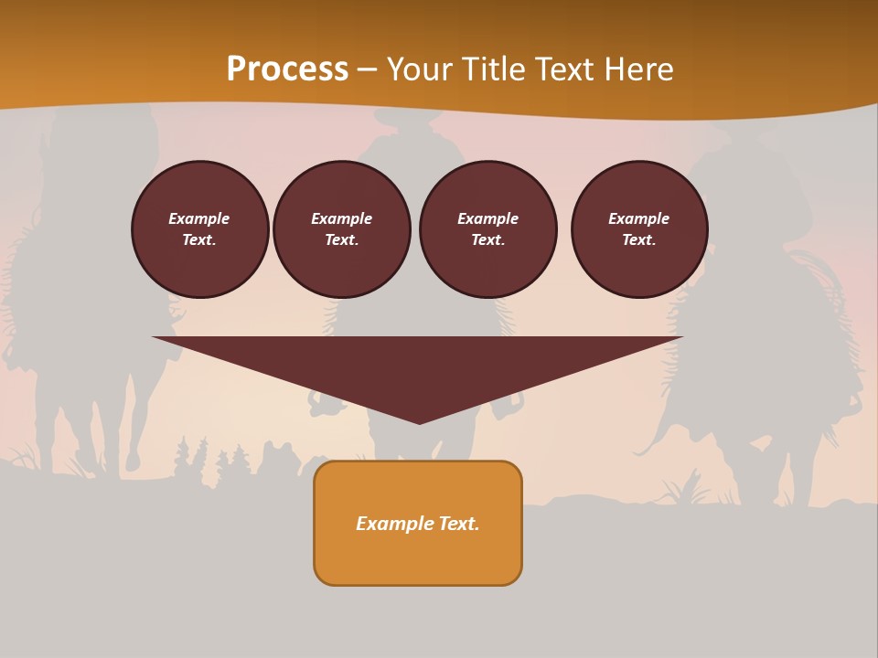 Travel Cowboy Male PowerPoint Template