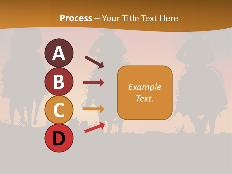 Travel Cowboy Male PowerPoint Template