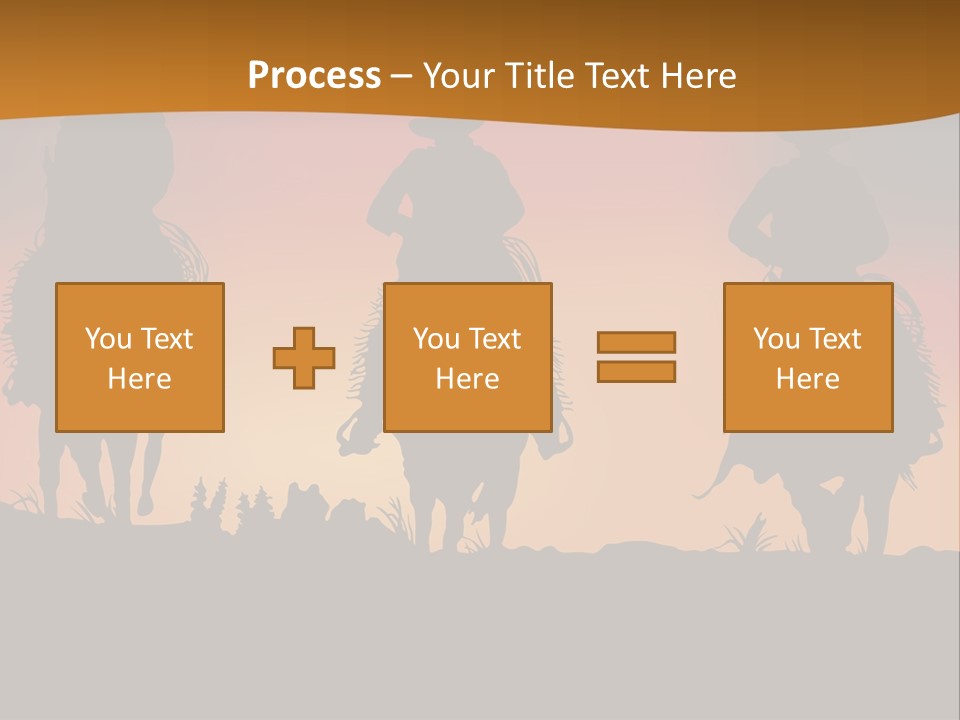 Travel Cowboy Male PowerPoint Template